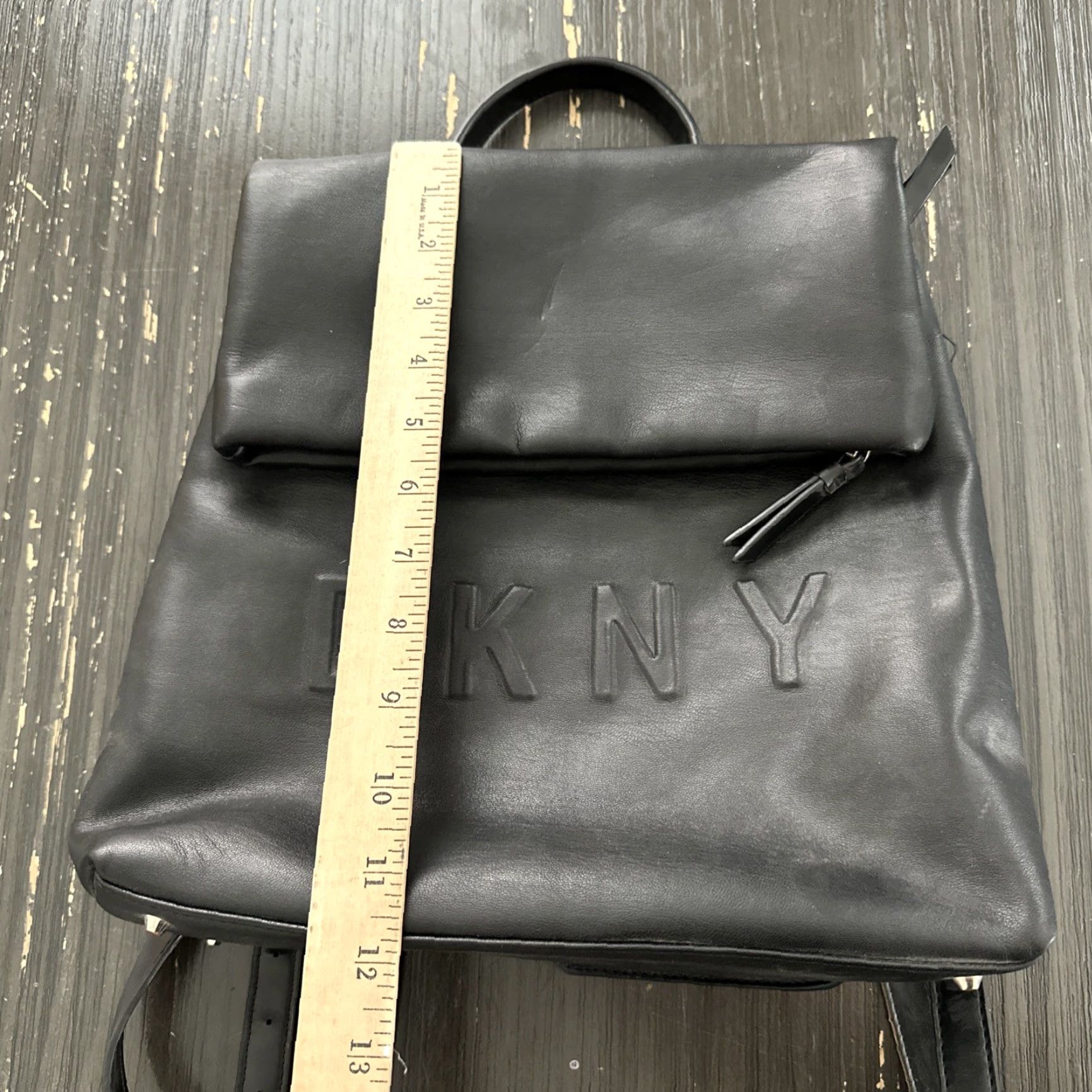 DKNY DKNY Medium Black Tilly Logo Backpack for Women, Casual Designer Bag Size ONE SIZE - 4 Thumbnail