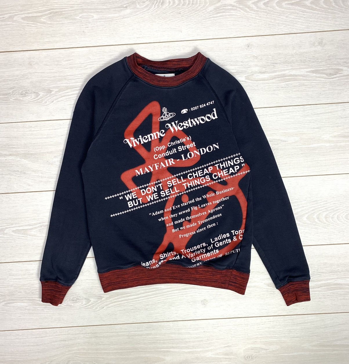 Vivienne Westwood Rare Vivienne Westwood We don't sell cheap things Sweatshirt Size US S / EU 44-46 / 1 - 1 Thumbnail