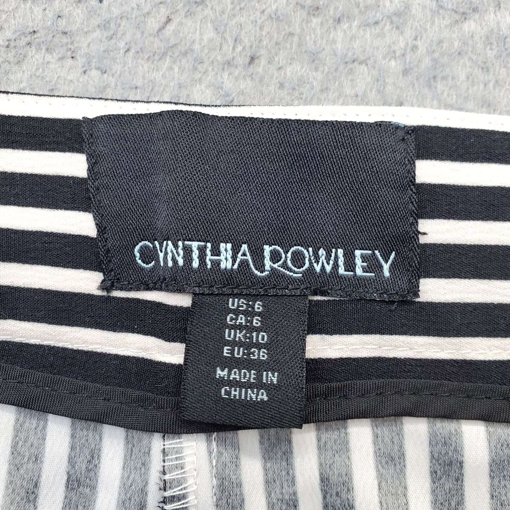 Cynthia Rowley Cynthia Rowley Womens 6 Multicolor Striped Culotte Trouser Wide-Leg Casual/Night Out Summer Spring Fall Winter Mens Women Girls Size 28" / US 6 / IT 42 - 7 Thumbnail