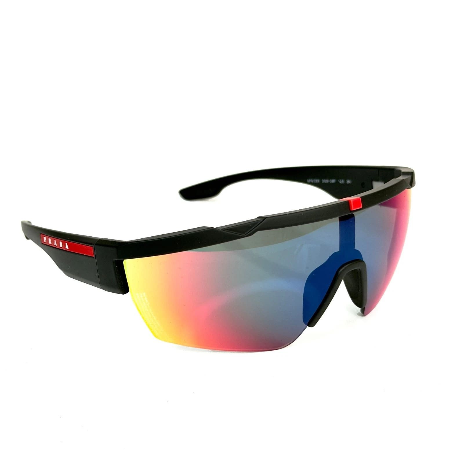Prada PRADA PS03XS LINEA ROSSA ACTIVE 03X Black Blue Red Mirror Size ONE SIZE - 3 Thumbnail