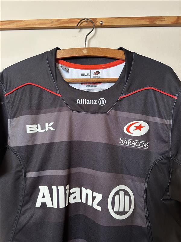 Other Rugby Jersey SARACENS FC 2016 - 2017 - Rugby Union - S - BLK Size US S / EU 44-46 / 1 - 3 Thumbnail