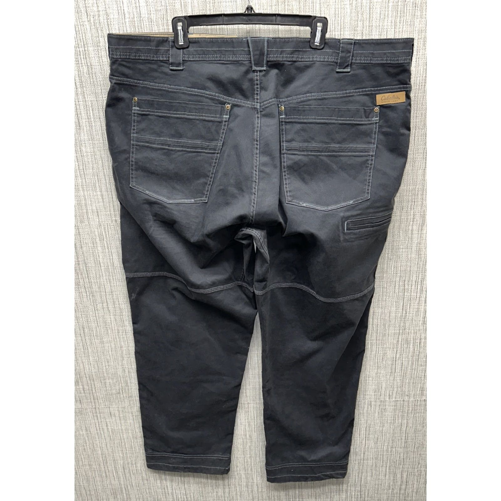 Vintage Cabela’s Casuals Men’s Pants Cotton Zip Fly Black 46x32 Casual Size US 30 / EU 46 - 4 Thumbnail