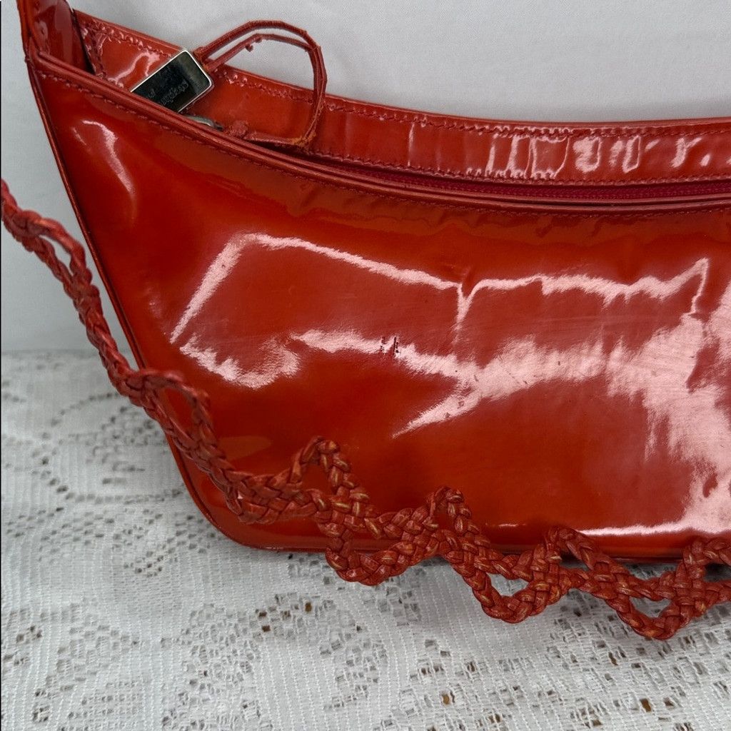 The Unbranded Brand Vintage Stephane Kelian Paris braid rope patent leather bag Size ONE SIZE - 3 Thumbnail