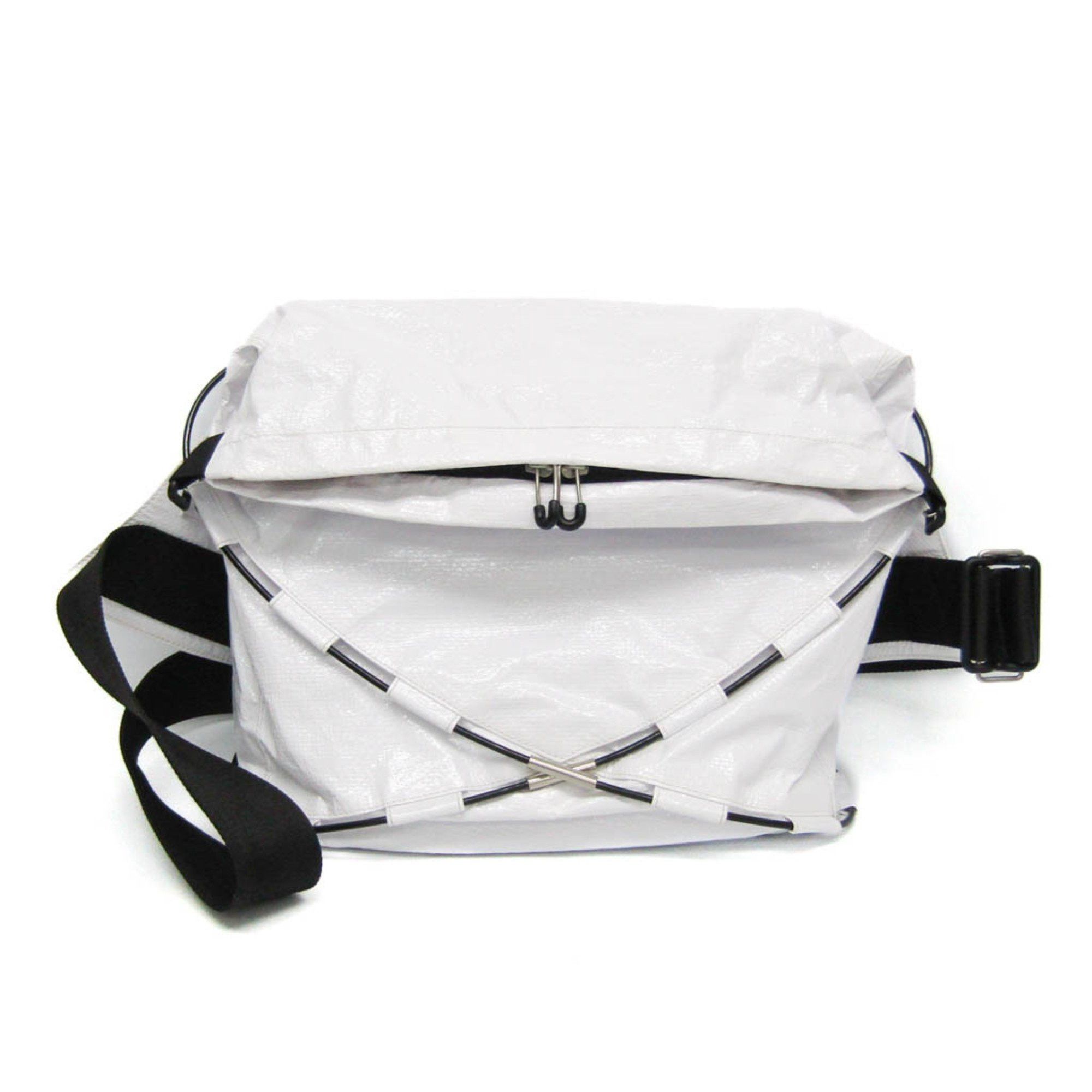 Bottega Veneta Bottega Veneta TENT 691388 Men,Women Polypropylene Shoulder Bag,Sling Bag Black,White Size ONE SIZE - 1 Thumbnail