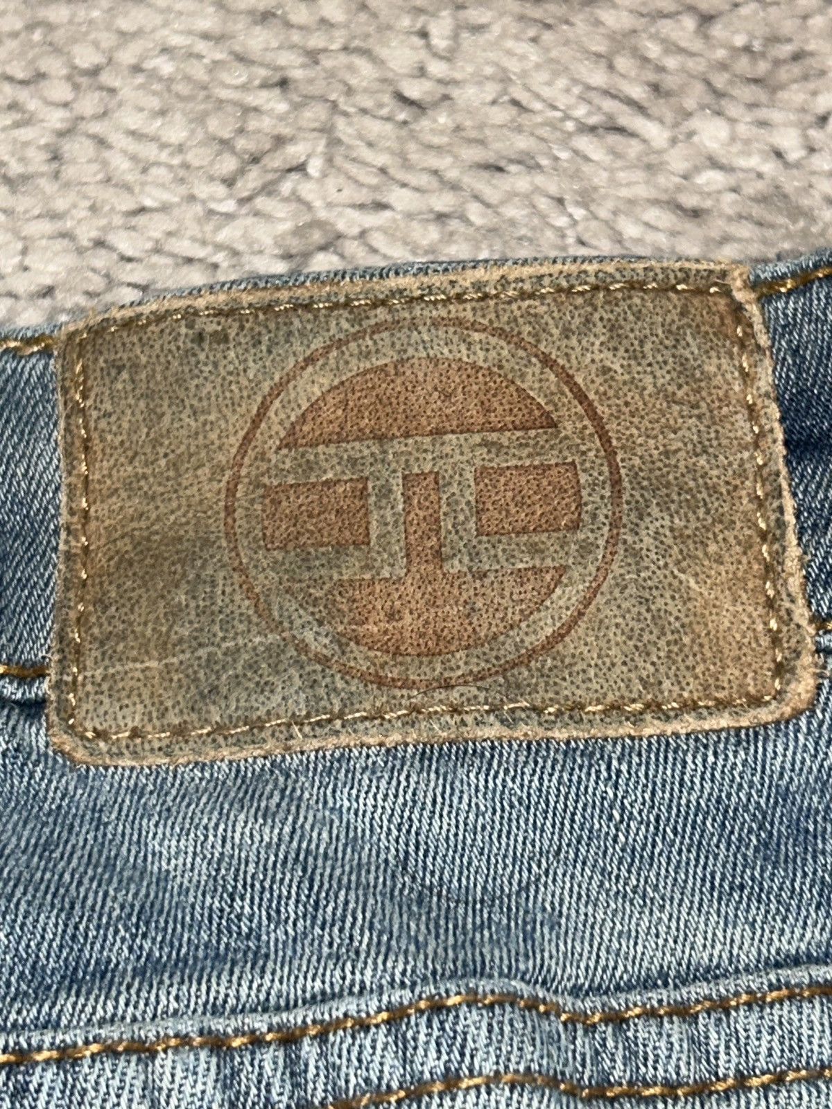 Jordan Craig JORDAN CRAIG Distressed repaired furr jeans 32/32 Size US 32 / EU 48 - 3 Thumbnail