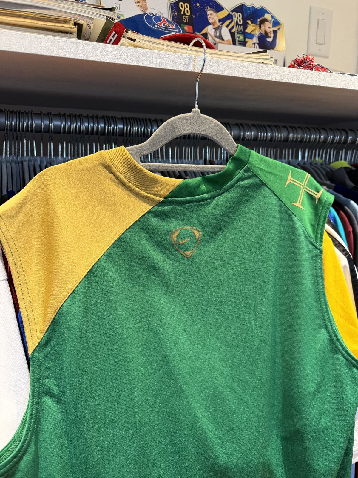 Nike Portugal 2008 Training Jersey (Tank Top) Size US L / EU 52-54 / 3 - 4 Thumbnail