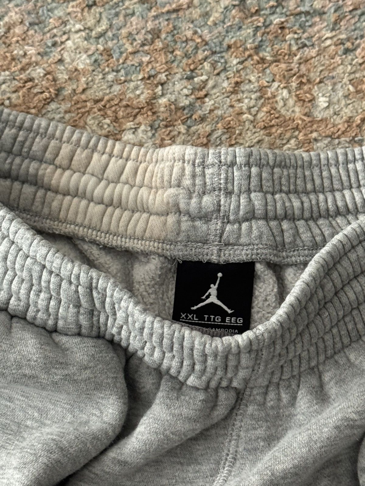 Jordan Brand Jordan Y2K Baggy Grey Sweatshorts 2XL Grunge Size US 32 / EU 48 - 3 Thumbnail