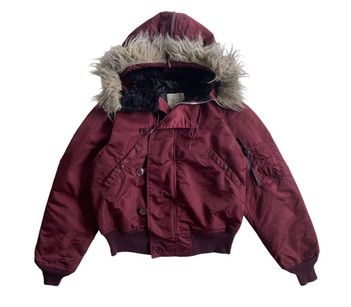 Alpha Industries N2B Alpha Industries Attached Fur Hooded Tanker Jacket Size US M / EU 48-50 / 2 - 8 Thumbnail