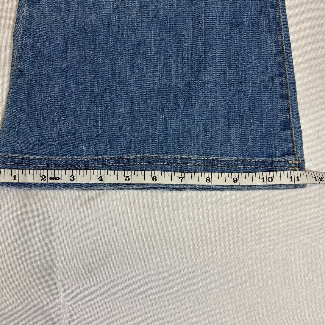 Vintage GLO Jeans Flared Denim Junior's Size 13 High Rise Y2K Style Size 34" / US 12 / IT 48 - 8 Thumbnail