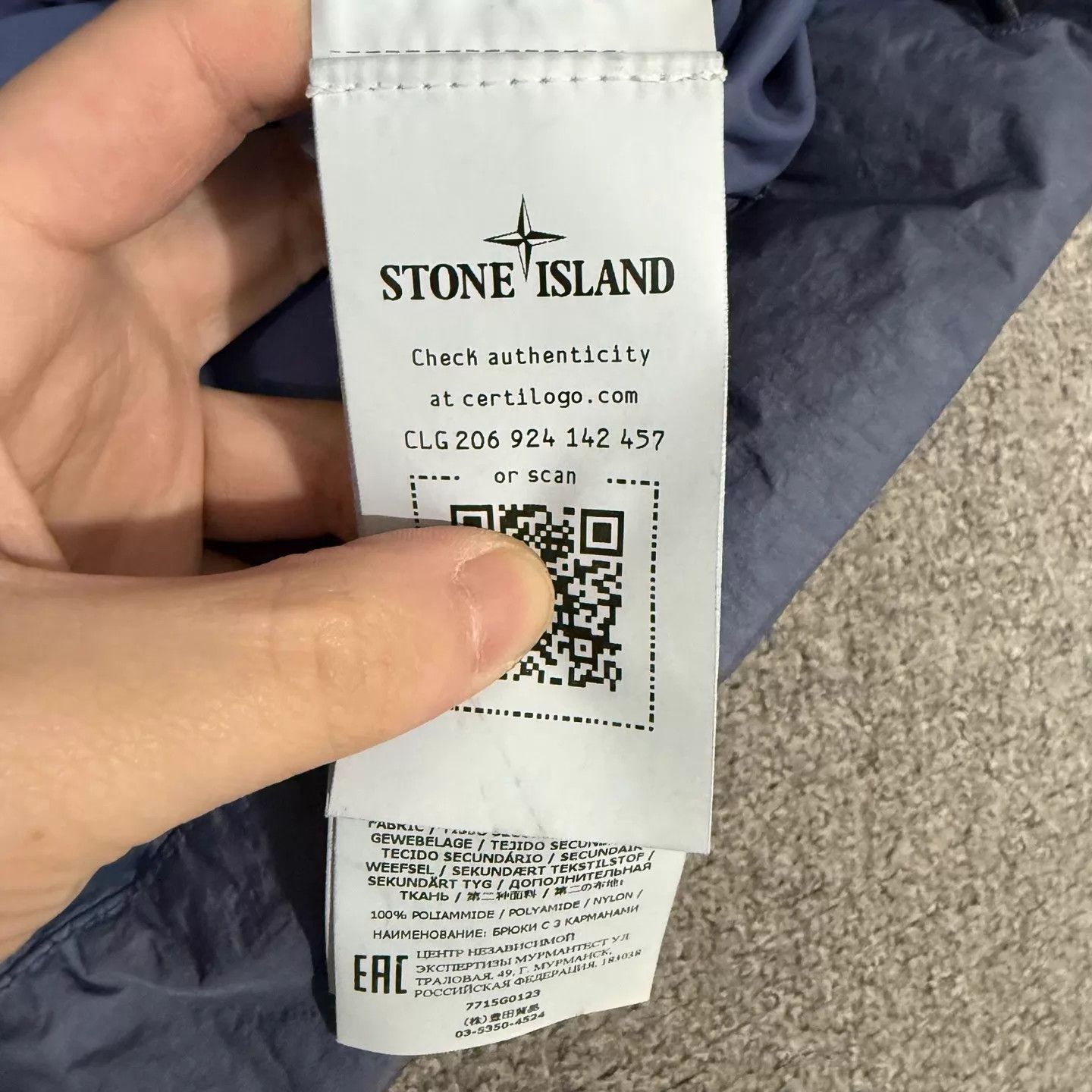 Stone Island Stone Island blue zipper down vest unused 3XL Size US XXL / EU 58 / 5 - 4 Thumbnail