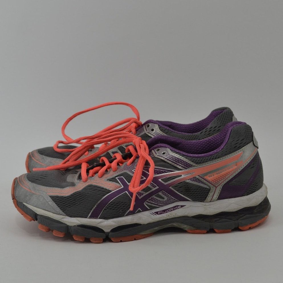 Asics ASICS Size 9 Gray Purple T6B9N Gel Surveyor Running Orange Size US 9 / IT 39 - 10 Thumbnail