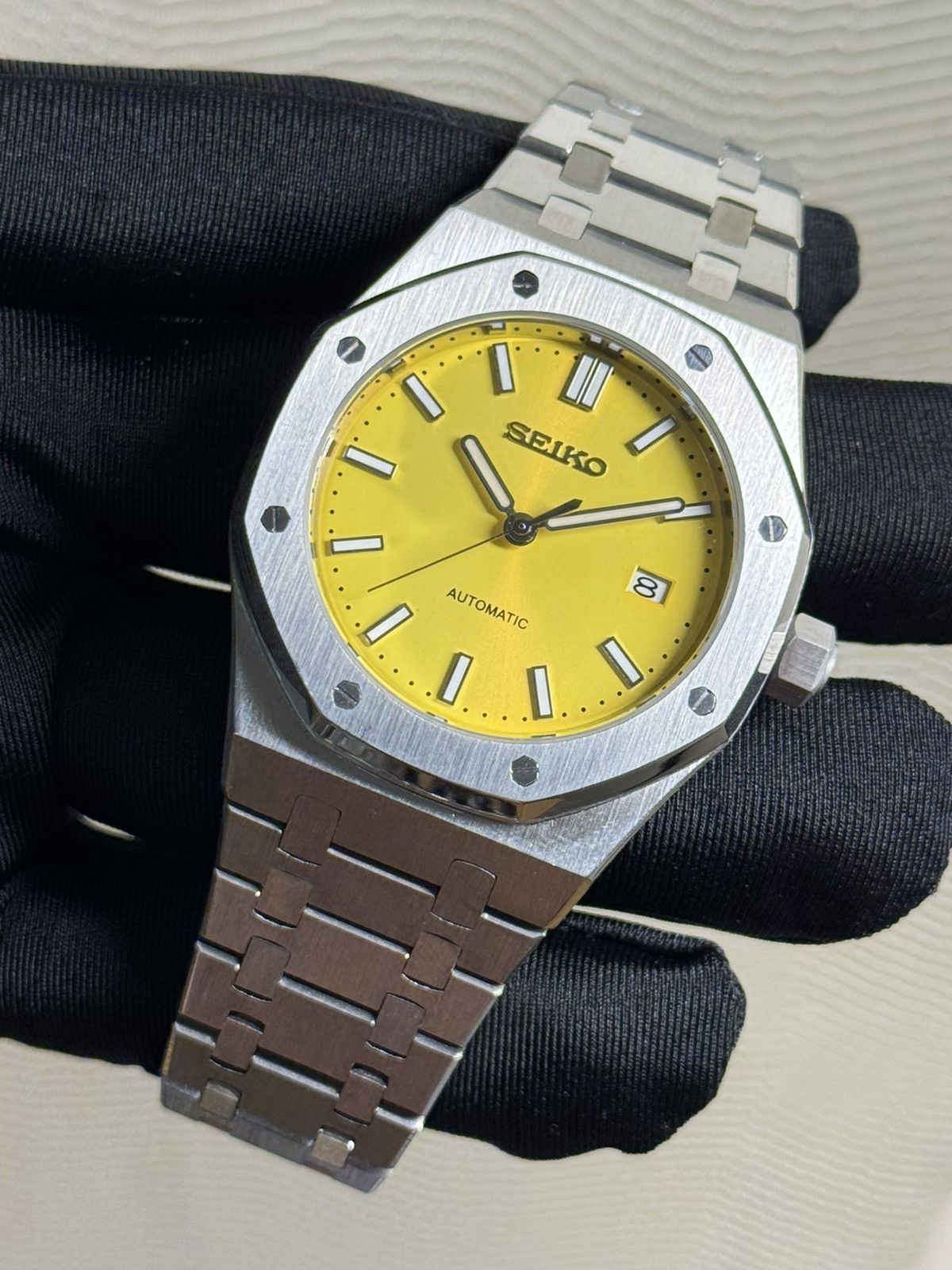 image of Seiko Royal Oak in Yellow, Men's (Size 42)