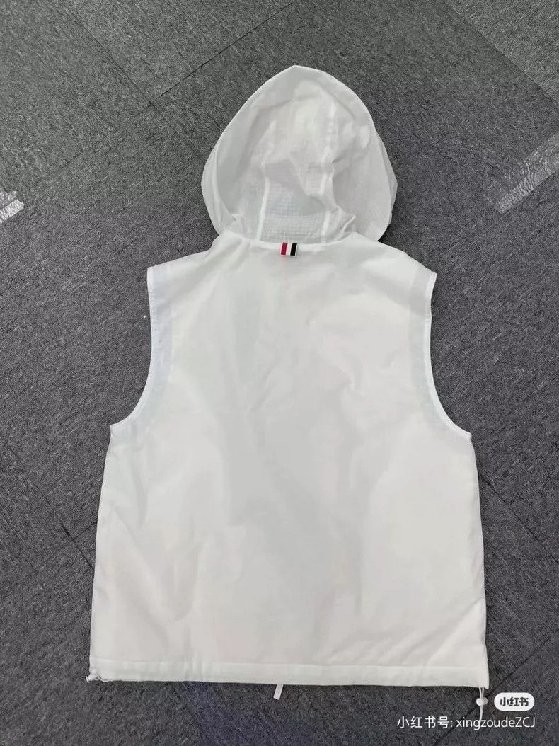 Thom Browne Thom Browne Nylon hooded vest Size US M / EU 48-50 / 2 - 2 Thumbnail