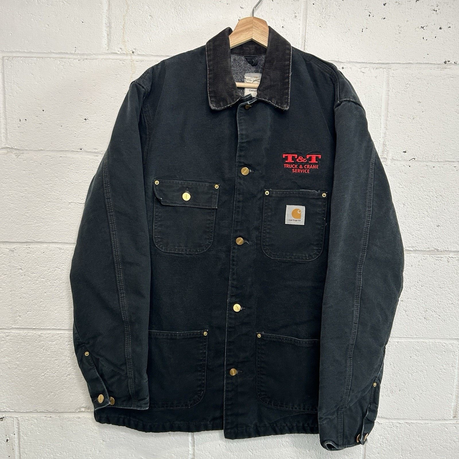 Carhartt Vintage Carhartt Blanket-Lined Chore Coat “Black” C01 BLK Size US XL / EU 56 / 4 - 1 Thumbnail