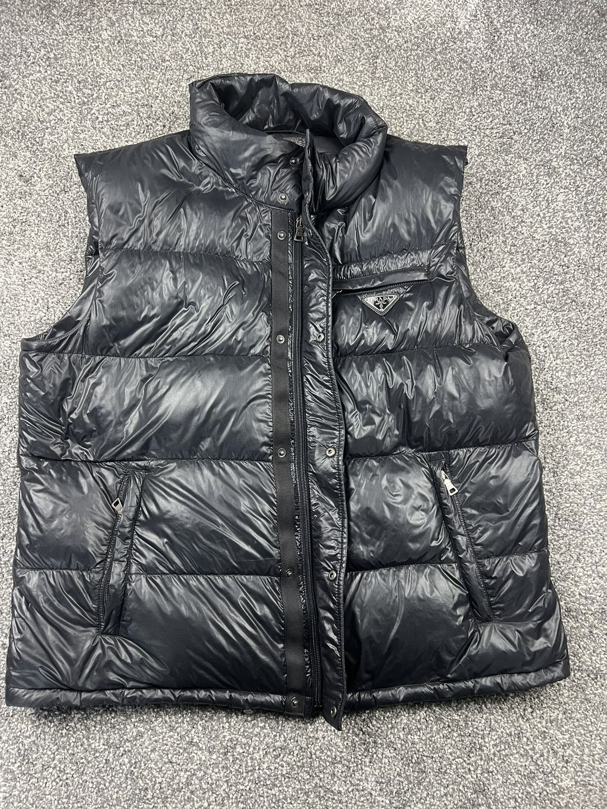 Prada PRADA MADE IN ITALY OPTI Down Vest Black Nylon Luxury Size US L / EU 52-54 / 3 - 4 Thumbnail