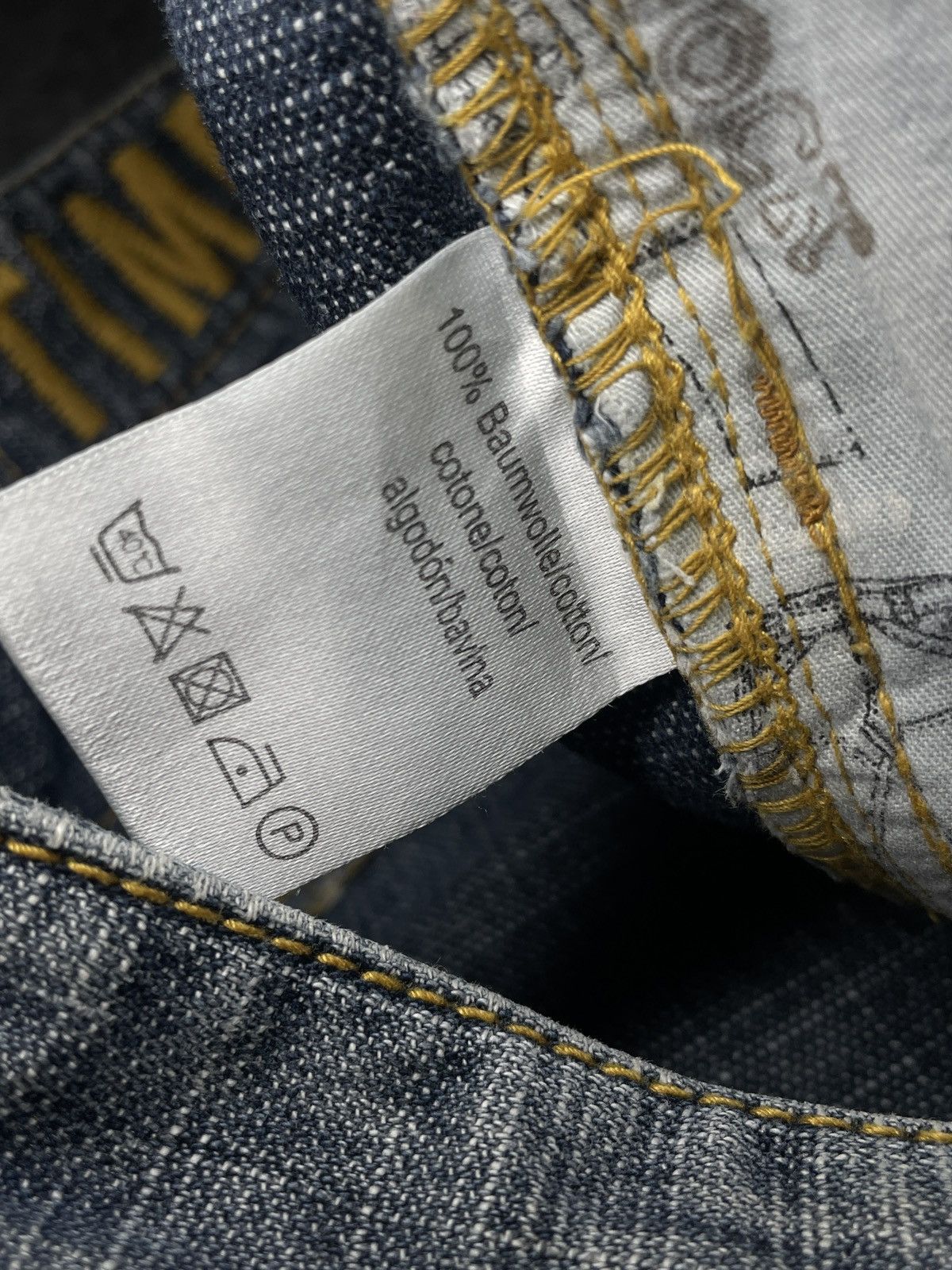 Vintage 🔥RARE🔥Vintage Y2K Denim Wide Pants Rare Hype Streetwear Size US 32 / EU 48 - 14 Thumbnail