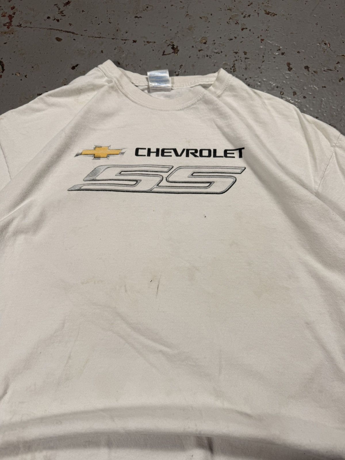 Vintage Vintage Chevy SS Racing Distressed Tee Size US XL / EU 56 / 4 - 6 Thumbnail