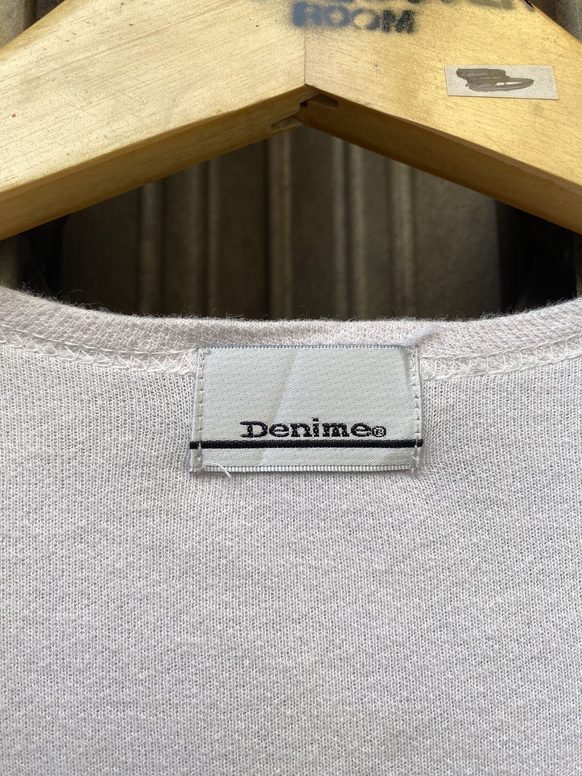 Denime Vintage Denime Double Collar Japanese Brand Tee Size M / US 6-8 / IT 42-44 - 5 Thumbnail