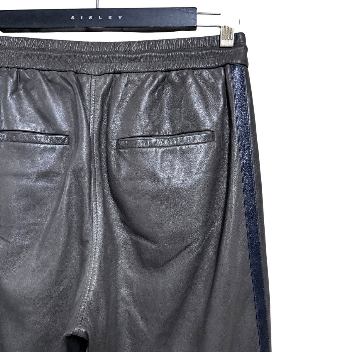 Brunello Cucinelli Brunello Cucinelli Leather Drawstrings Pants Size 29" - 10 Thumbnail