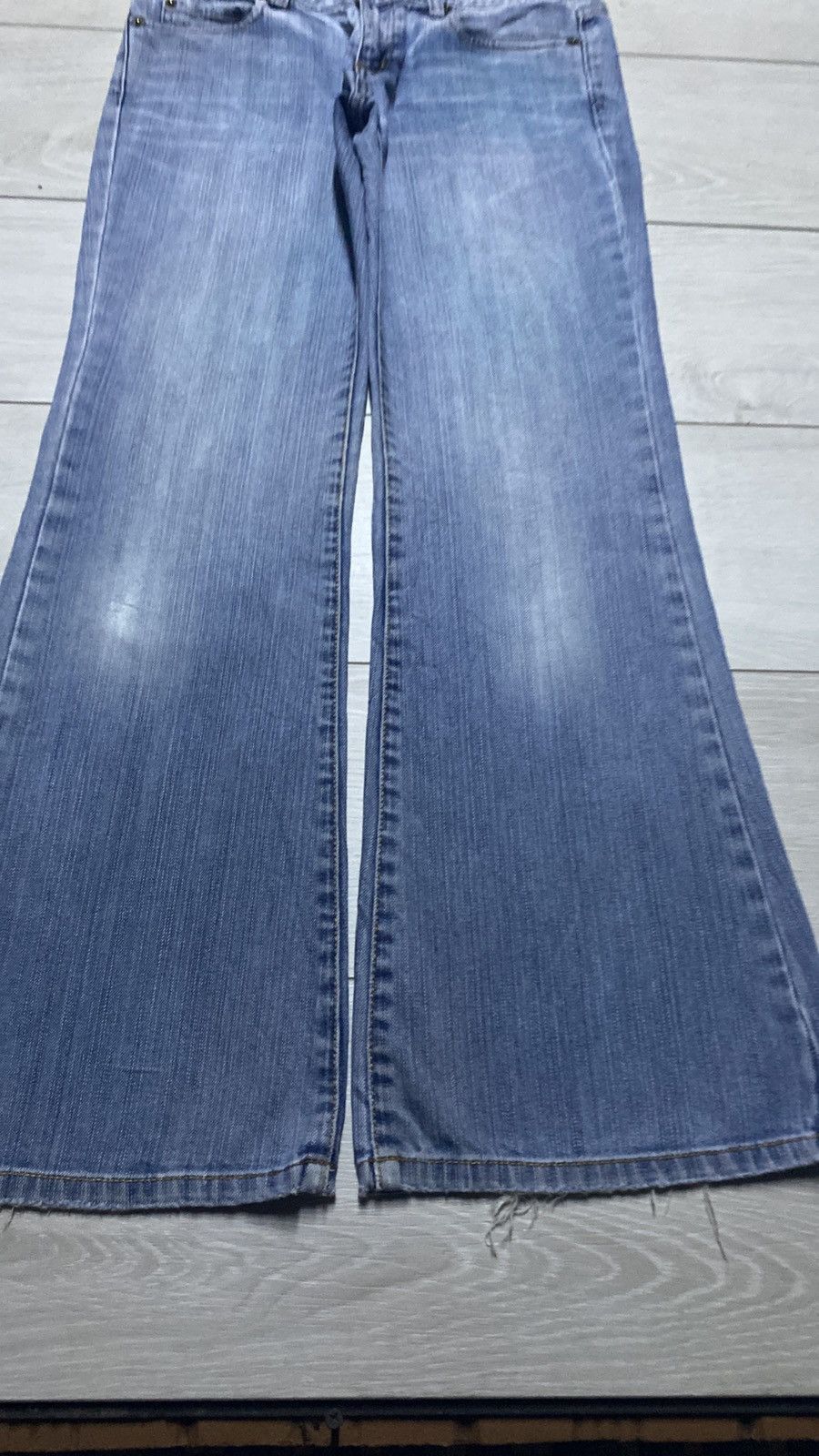 Japanese Brand Vintage Japanese Brand Hush Hush Light Wash Flare Jeans Size US 29 - 5 Thumbnail