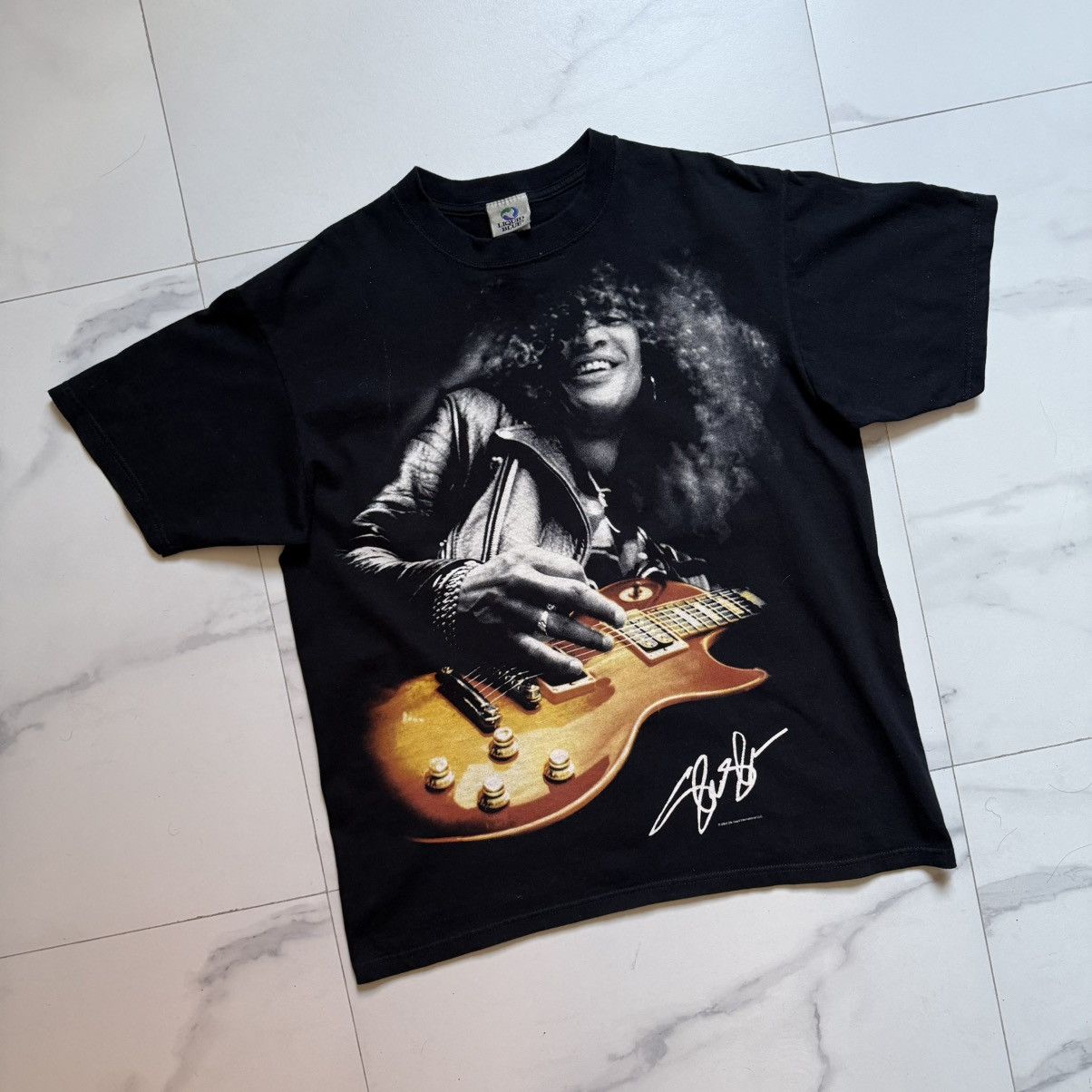 Liquid Blue Vintage Y2K Liquid Blue Slash Signature Tee Size US L / EU 52-54 / 3 - 3 Thumbnail