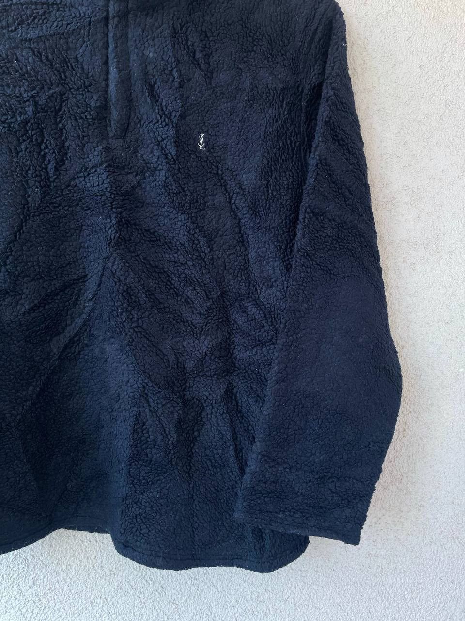 Yves Saint Laurent Yves Saint Laurent Men Vintage Blue 1/3 Zip Fleece Size M Size US M / EU 48-50 / 2 - 5 Thumbnail