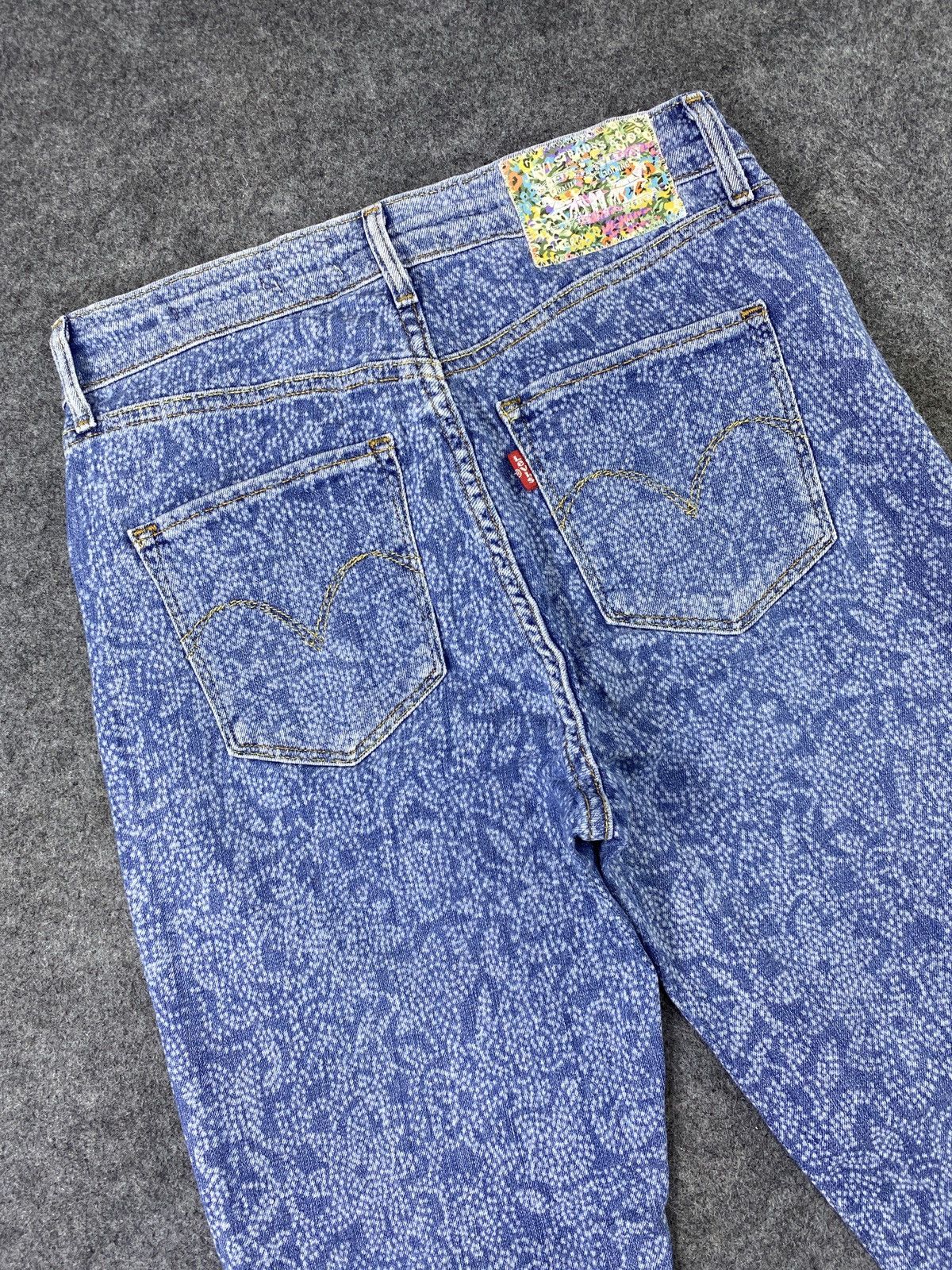 Jean Liberty X Levis Paislee High Rise Ankle Skinny Jeans - J1005 Size 27" / US 4 / IT 40 - 6 Thumbnail