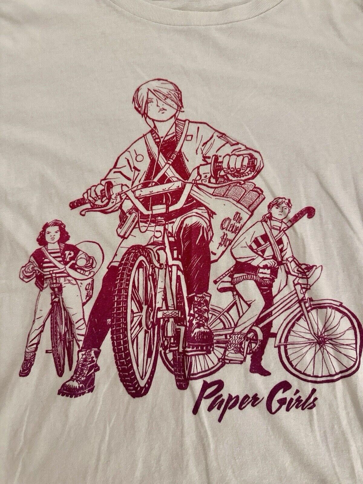 Designer Paper Girls Comic Book T-Shirt Medium White Size US M / EU 48-50 / 2 - 2 Thumbnail