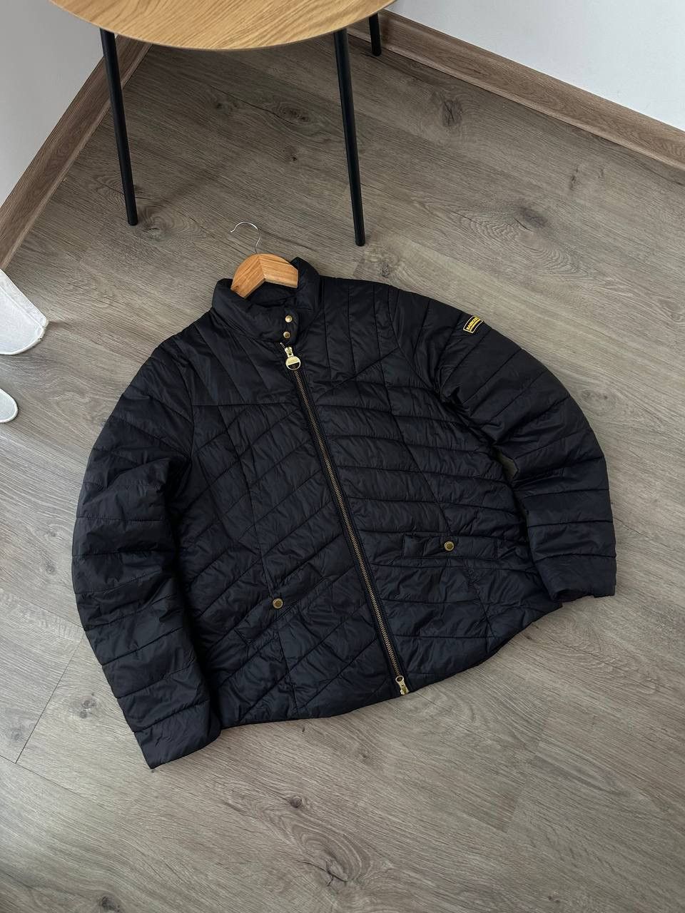 Barbour Vintage Barbour International Quilted Jacket Black Moto Size US M / EU 48-50 / 2 - 5 Thumbnail