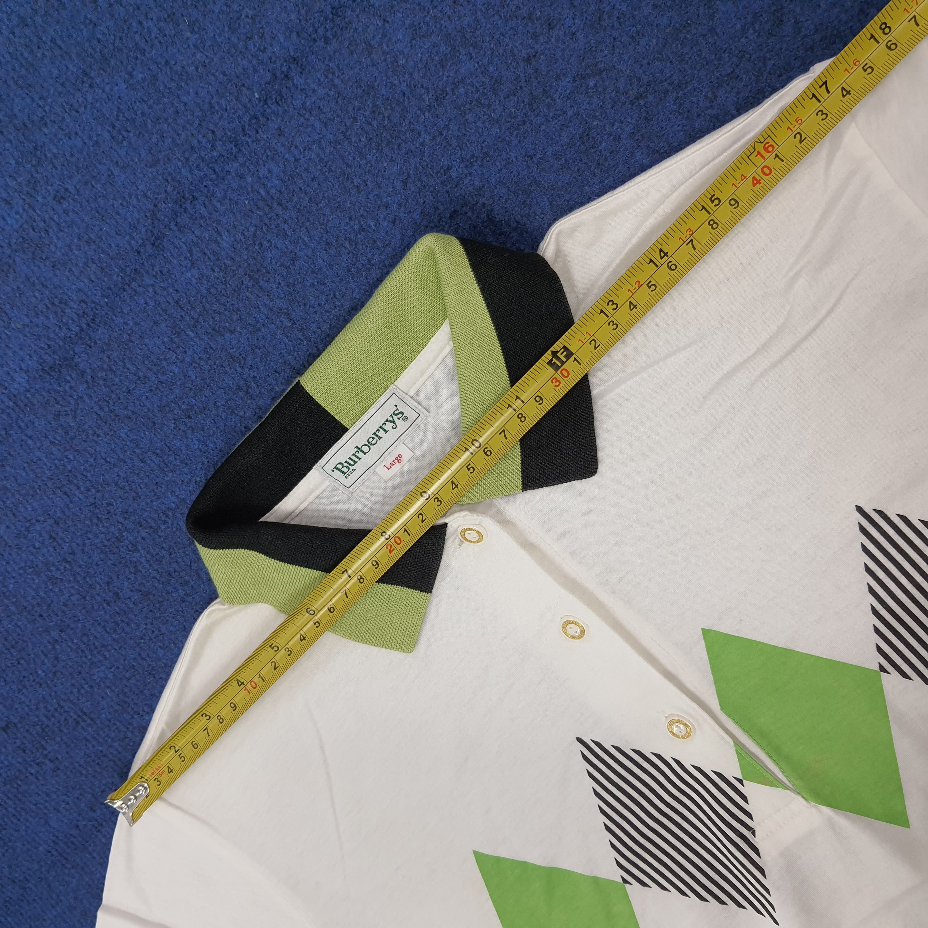 Burberry VINTAGE 90s Burberry's Long Sleeve Polo Shirt C276N72 Size US M / EU 48-50 / 2 - 10 Thumbnail