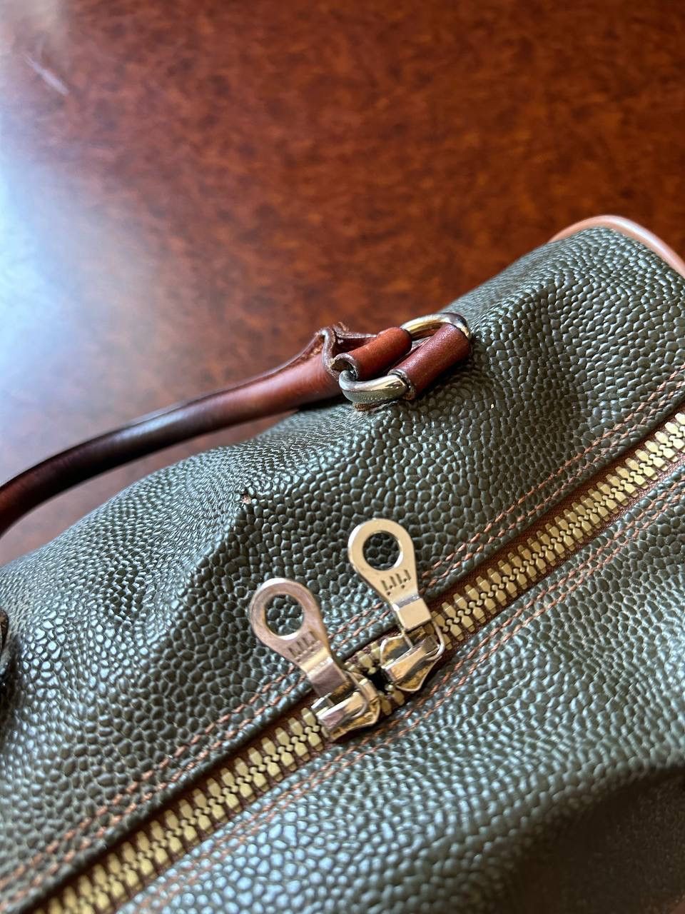 Handmade × Vintage Terrida Tangaroa Briefcase Carrier Leather bag riri 90s Size ONE SIZE - 4 Thumbnail