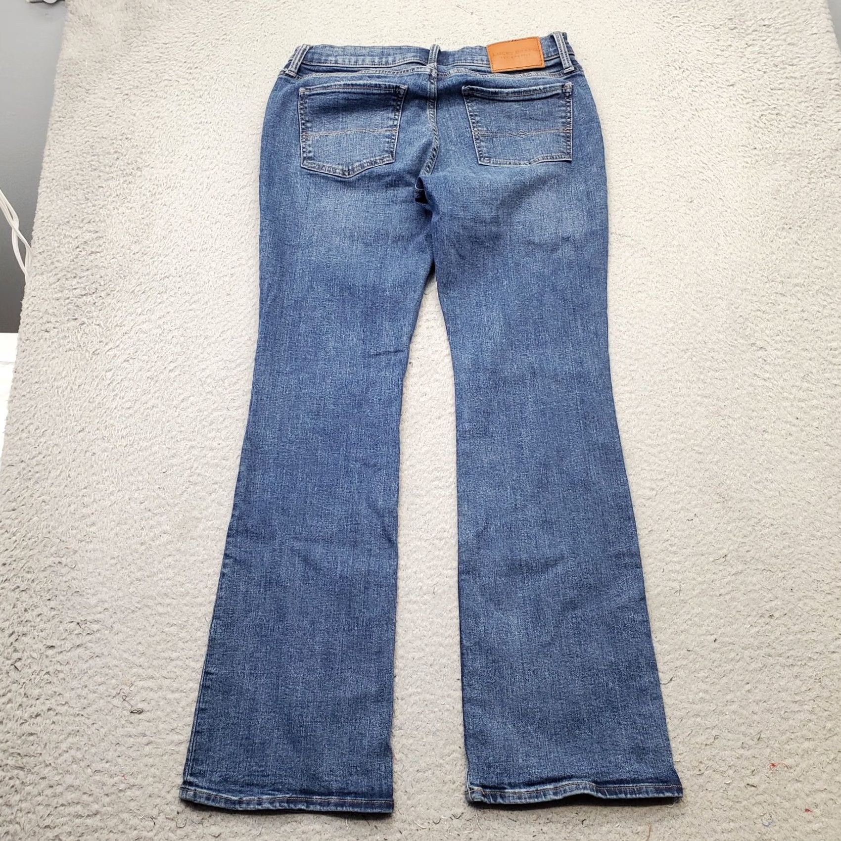 Lucky Brand Lucky Brand Jeans Women's 6 Bootcut Denim Blue 28.75" Inseam 5-Pocket Stretch Regular Size 6/28 Whiskered Vintage: No Size 28" / US 6 / IT 42 - 2 Thumbnail