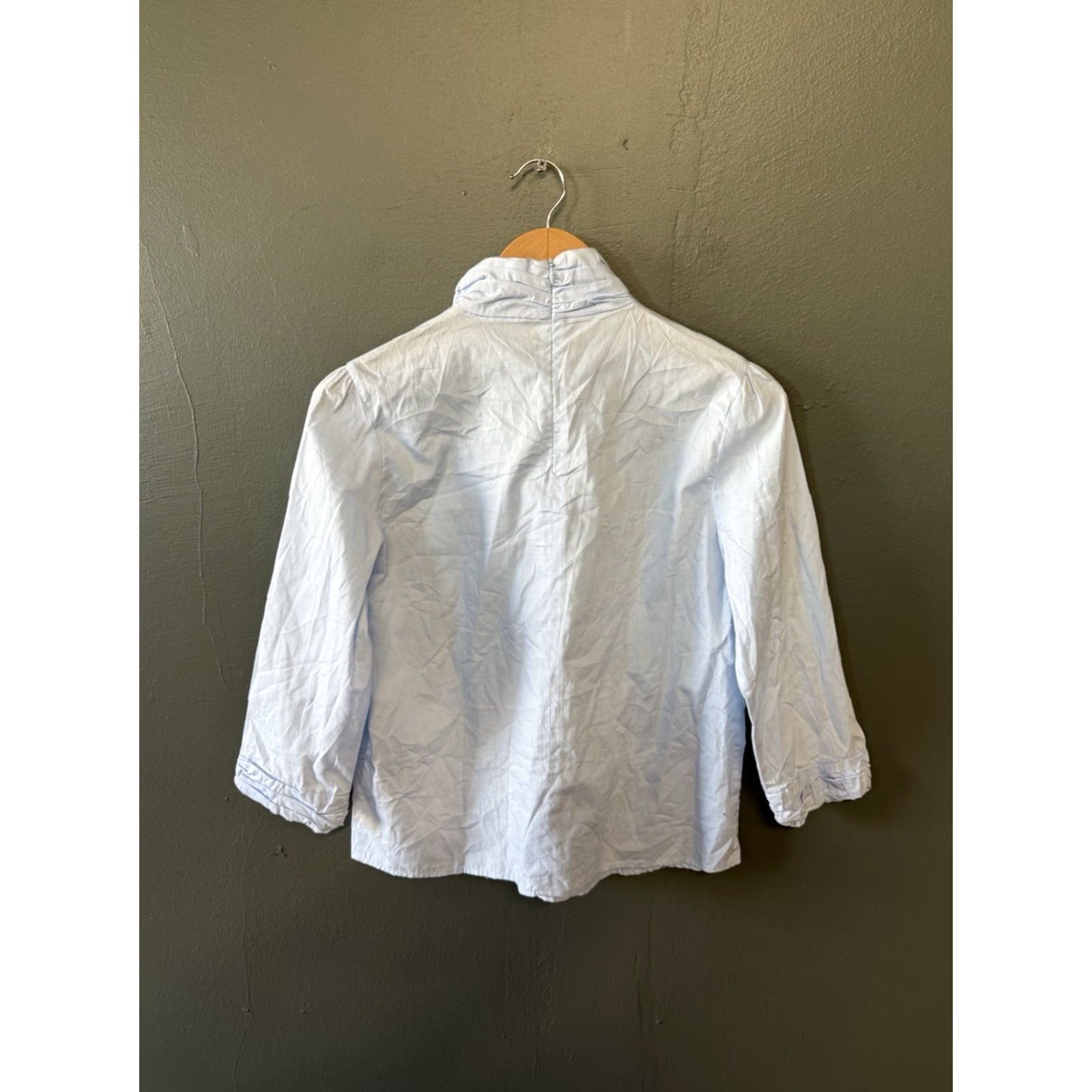 Zara Zara Womens Blue Long Sleeve Turtleneck T-Shirt Size Small Size S / US 4 / IT 40 - 2 Thumbnail