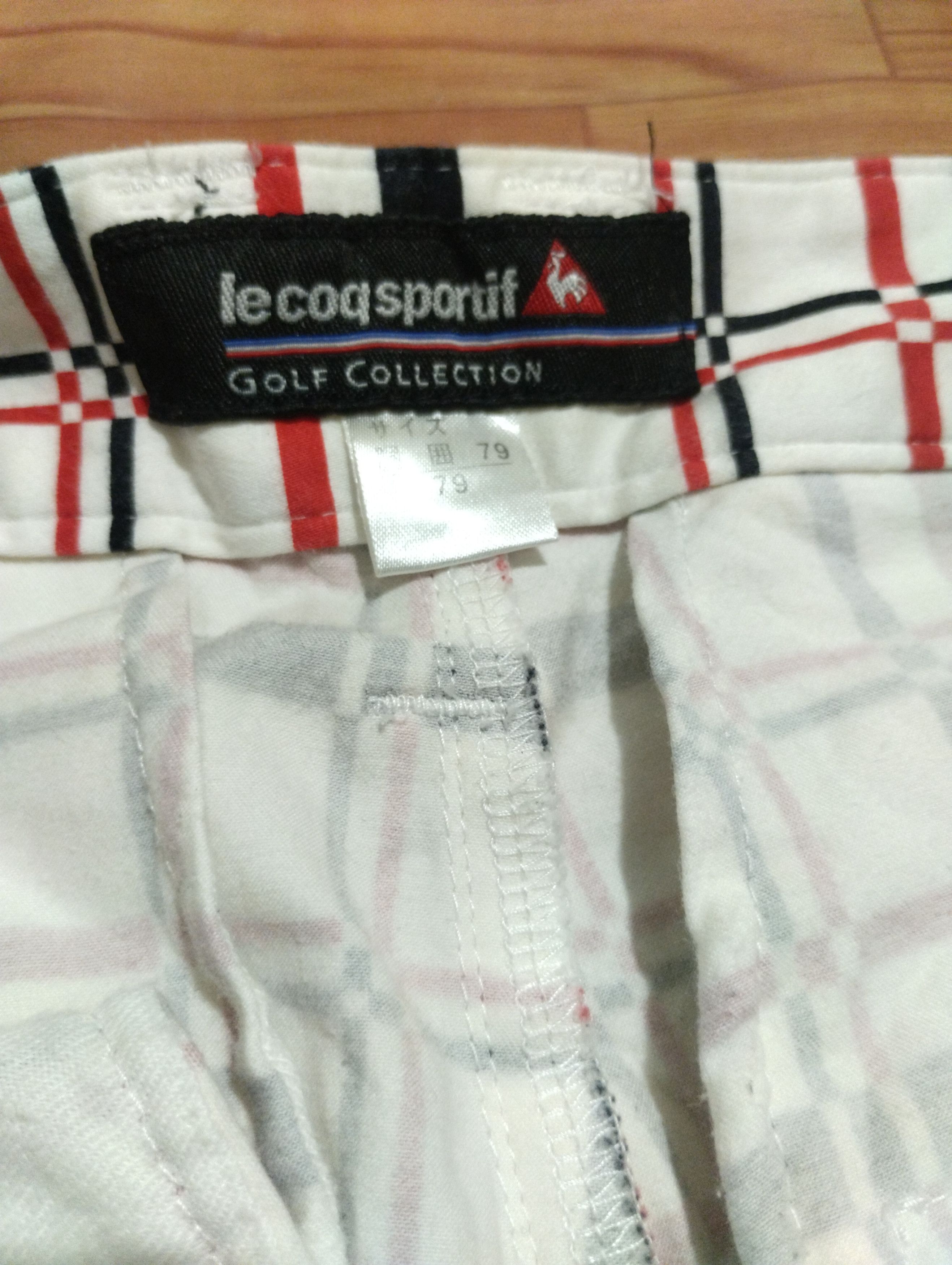Le Coq Sportif Le Coq Sportif Flare Golf Pants Boot Cut Size 31" - 9 Thumbnail