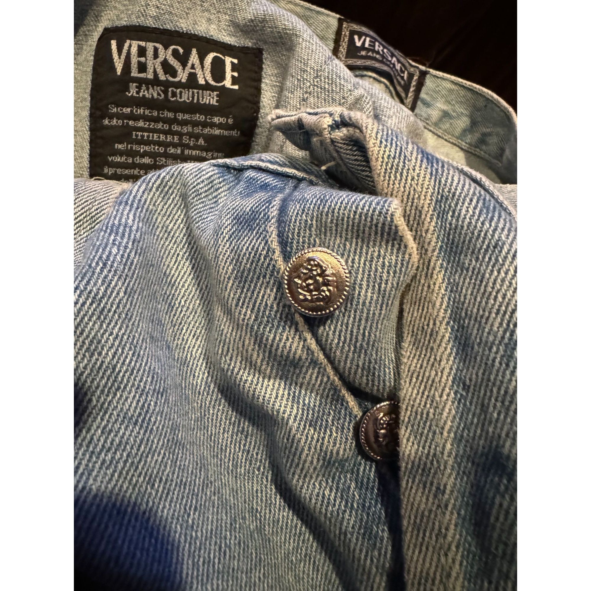 Versace Men's Size 40 Versace Blue Jeans Couture Shorts Size US 40 / EU 56 - 7 Thumbnail