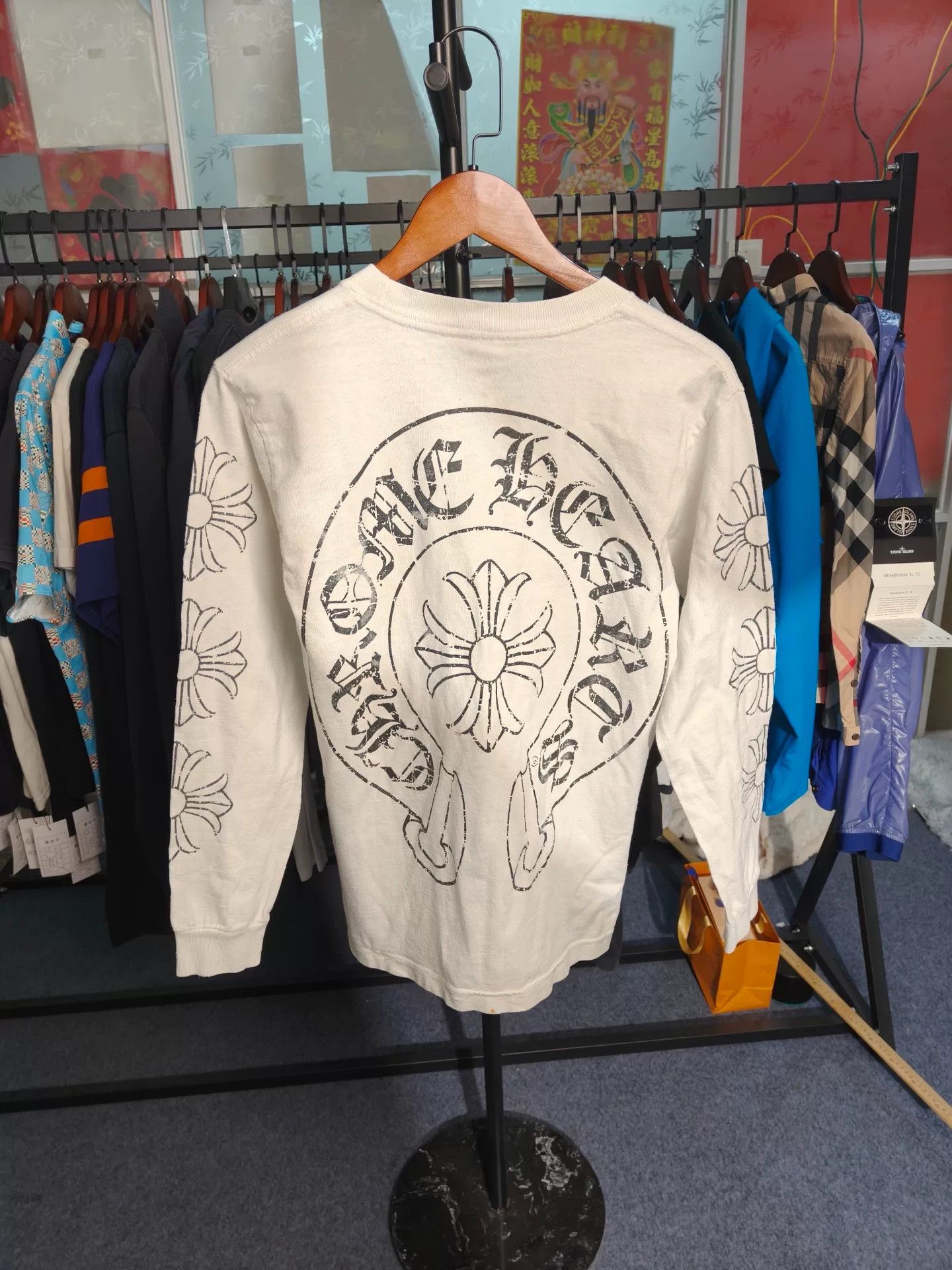 Chrome Hearts Chrome Hearts Distressed Long Sleeve Size US S / EU 44-46 / 1 - 1 Thumbnail