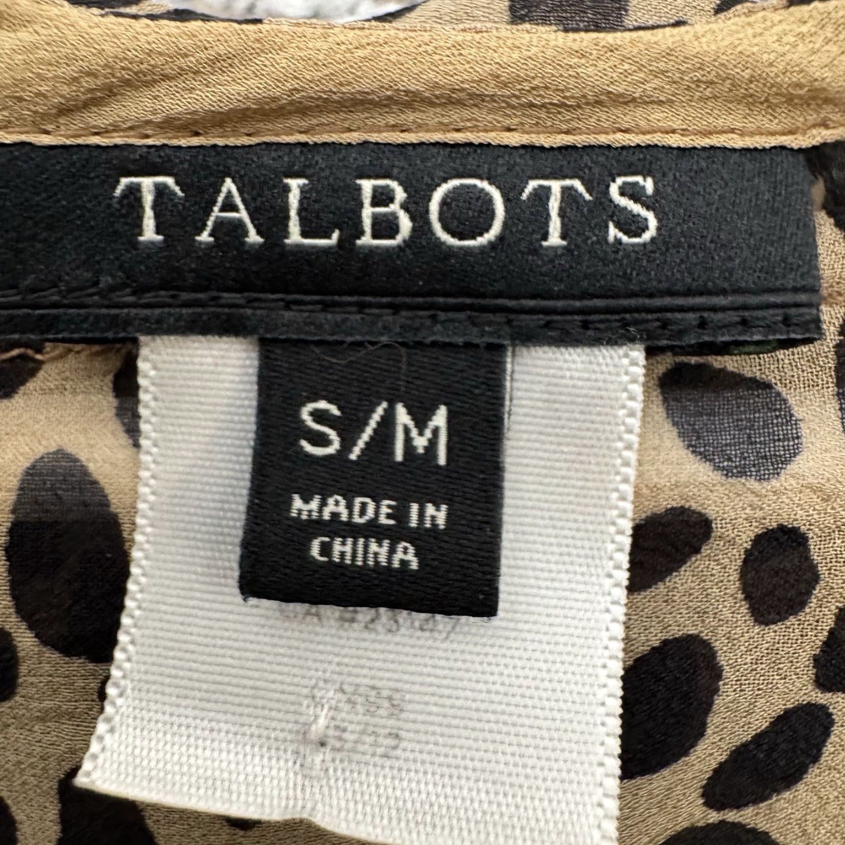 Talbots Talbots Leopard Print Kimono Top S Silk Boho Chic Blouse Multicolor Kimono Women Small Resort Layer Womens Size S / US 4 / IT 40 - 4 Thumbnail