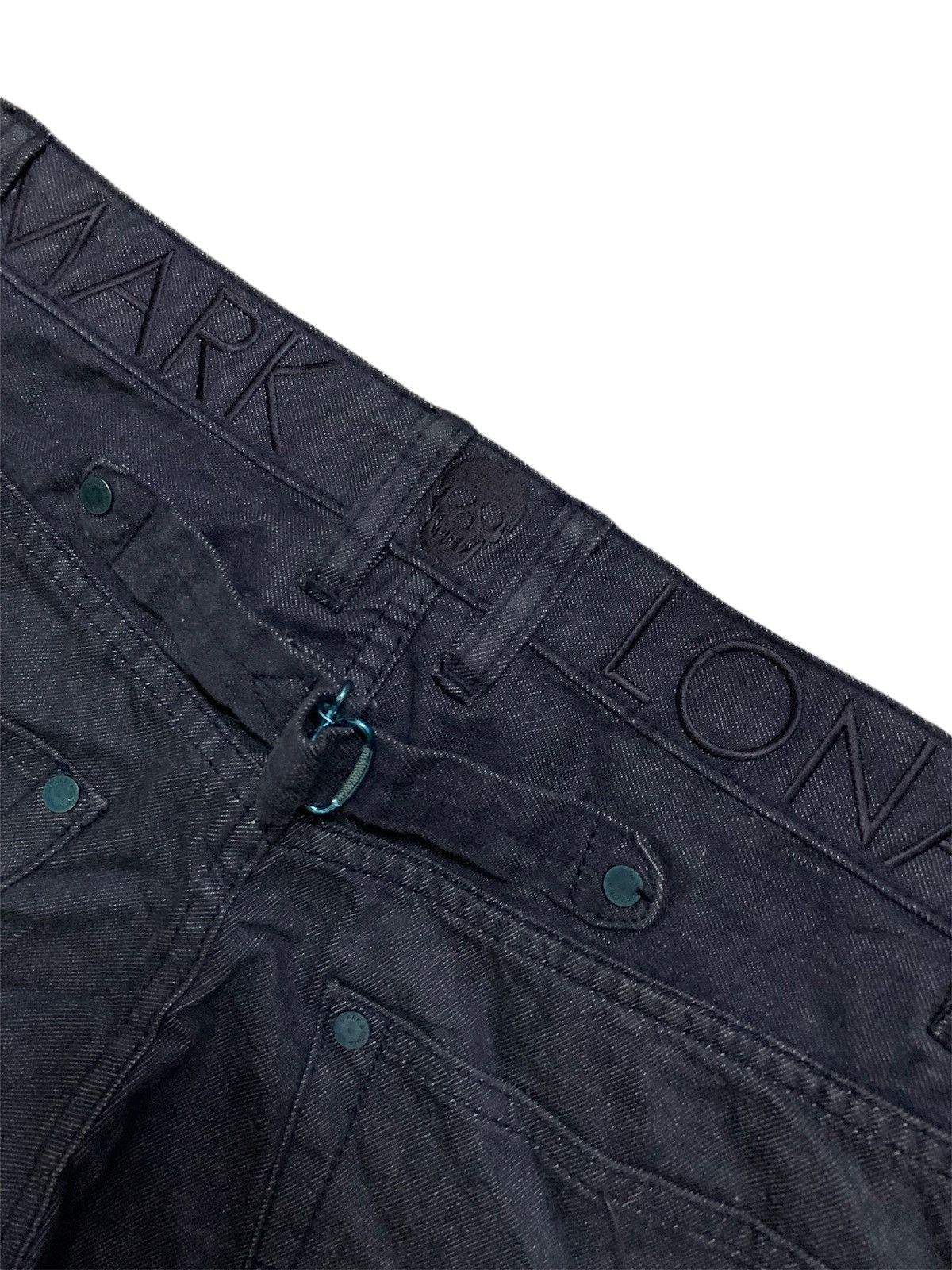 Japanese Brand 💥Vtg Japanese designer Mark & Lona Skull Denim Size US 28 / EU 44 - 7 Thumbnail