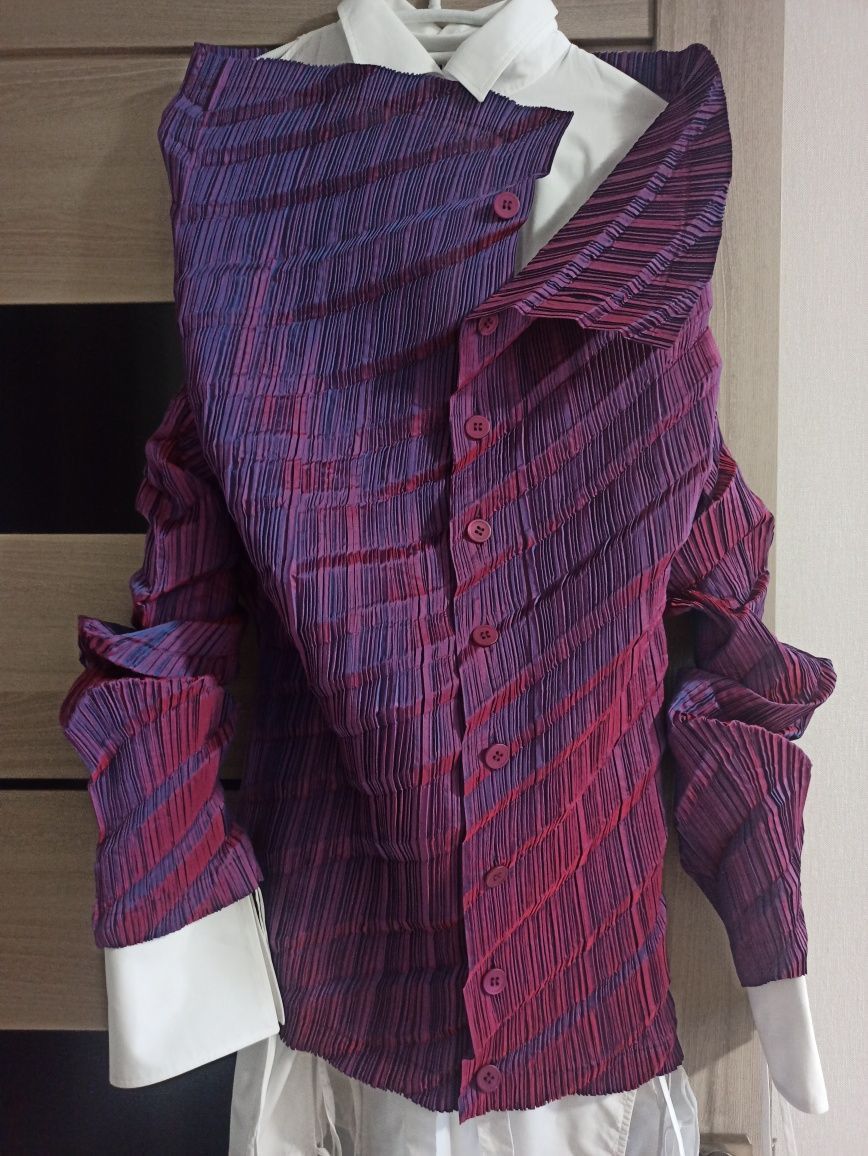 Issey Miyake Vintage Blouse Shirt Iridescent