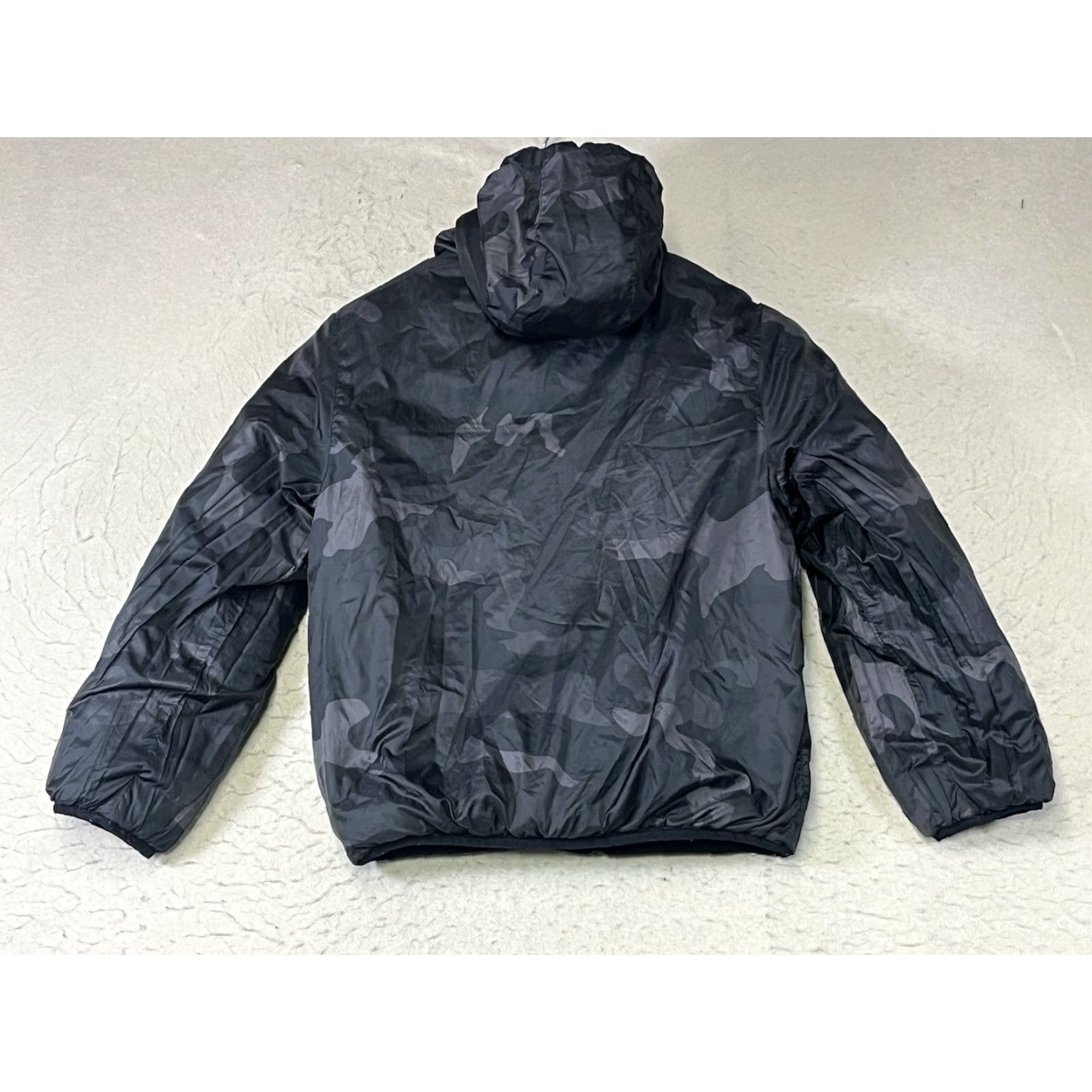 DKNY DKNY Reversible Jacket Women M Puffer Jacket Black Camouflage Zip Hooded 10-12 Colors: Camo Size M / US 6-8 / IT 42-44 - 2 Thumbnail