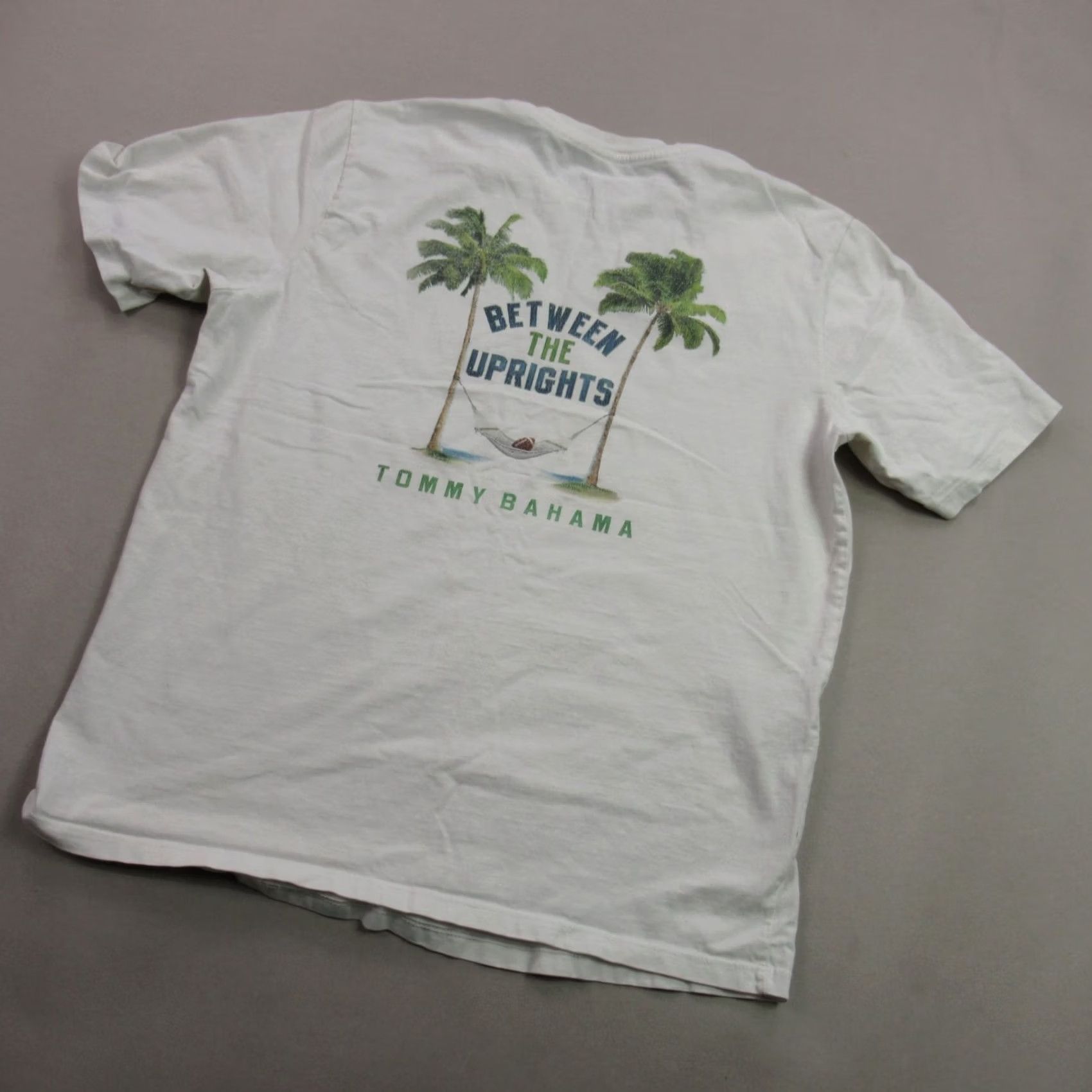 Tommy Bahama Tommy Bahama Shirt Small White Short Sleeve Crew Neck Lightweight Outdoors Mens Size US S / EU 44-46 / 1 - 6 Thumbnail