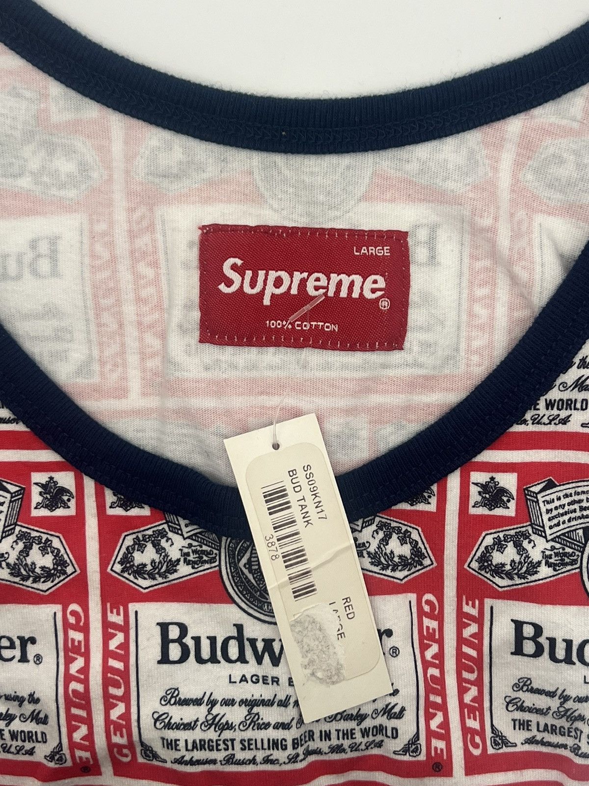 Budweiser Supreme Budweiser tank top Size US M / EU 48-50 / 2 - 2 Thumbnail