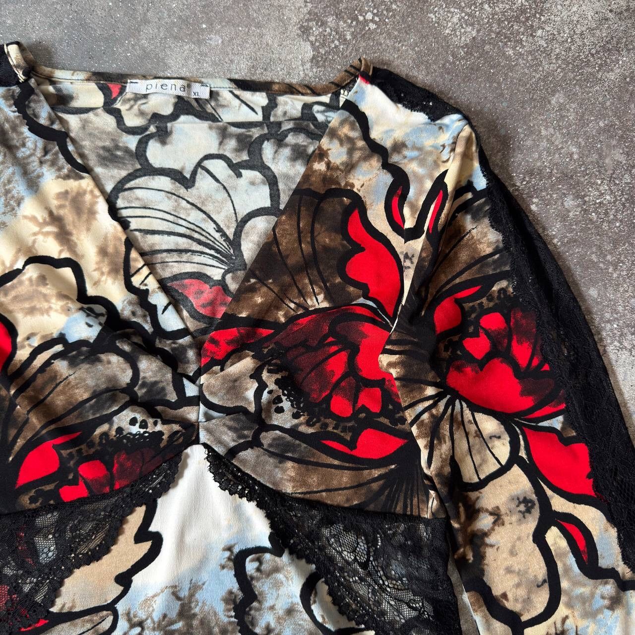 Hysteric Glamour Gothic Y2K Flared Long Sleeve Blouse (JPG Gaultier vibe) Size XL / US 12-14 / IT 48-50 - 5 Thumbnail