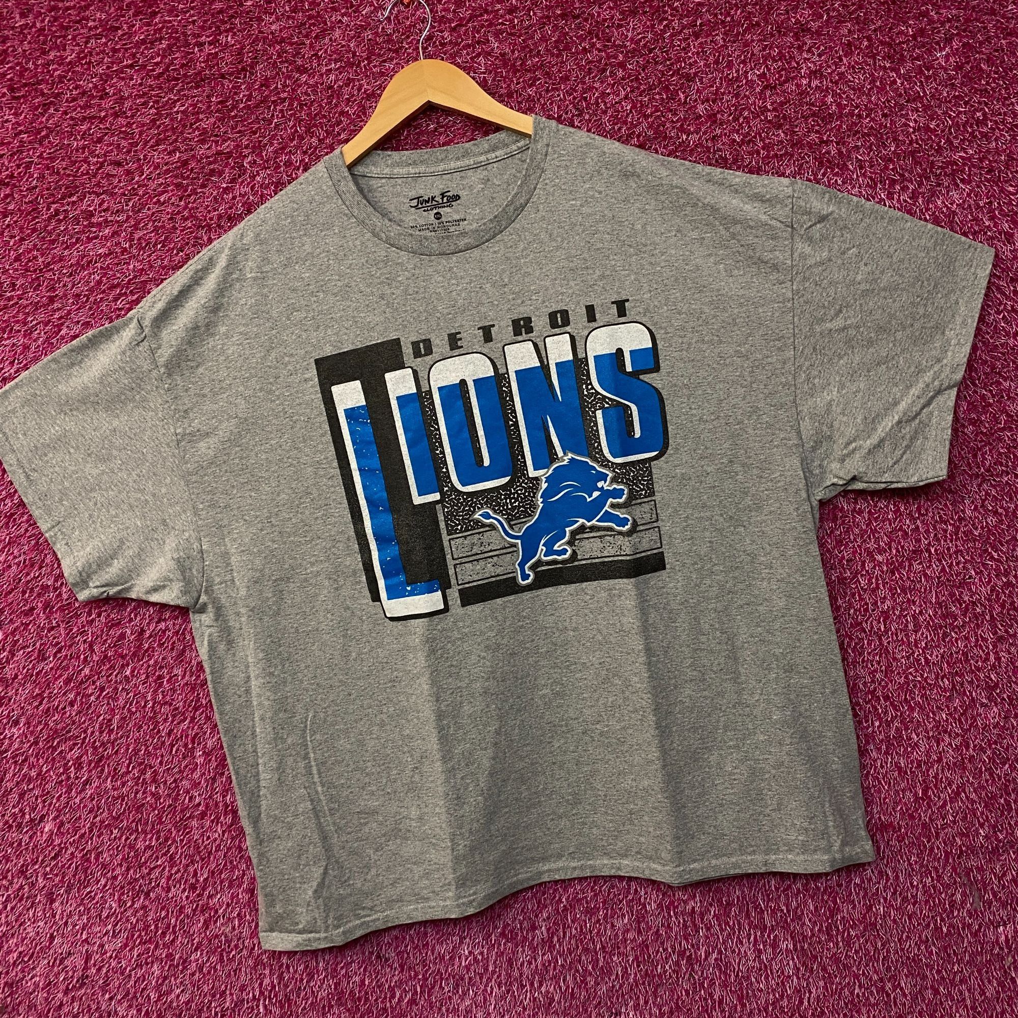 Junk Food Junk Food Clothing NFL Detroit Lions Complete T-Shirt 2XL Size US XXL / EU 58 / 5 - 3 Thumbnail