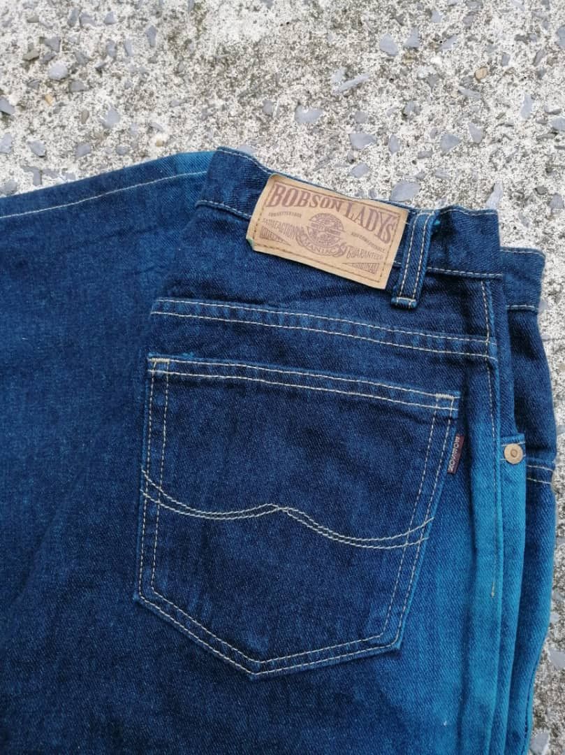 Japanese Brand × Vintage Bobson Lady's Nice Colourways Bootcut Denim Jeans Size 27" / US 4 / IT 40 - 10 Thumbnail