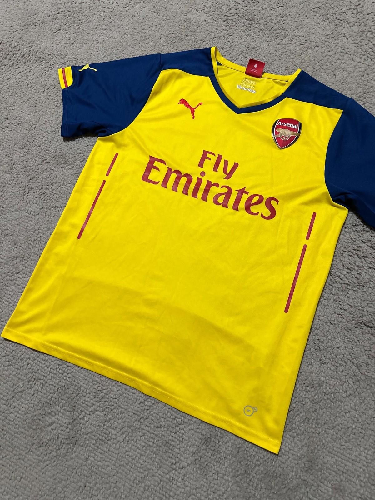 Puma Arsenal 2014/2015 Puma Away Football Shirt Soccer Jersey Size US L / EU 52-54 / 3 - 2 Thumbnail