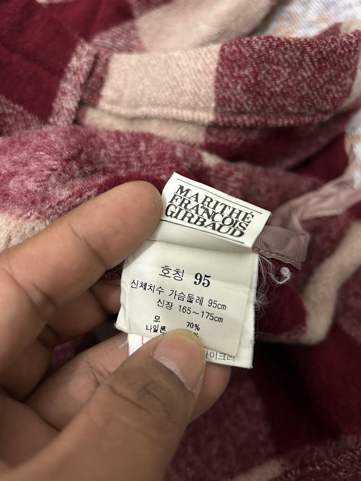 Marithe + Francois Girbaud Vintage Marithe Francois Girbaud Big Pocket Plaid Wool Shirt Size US XL / EU 56 / 4 - 12 Thumbnail