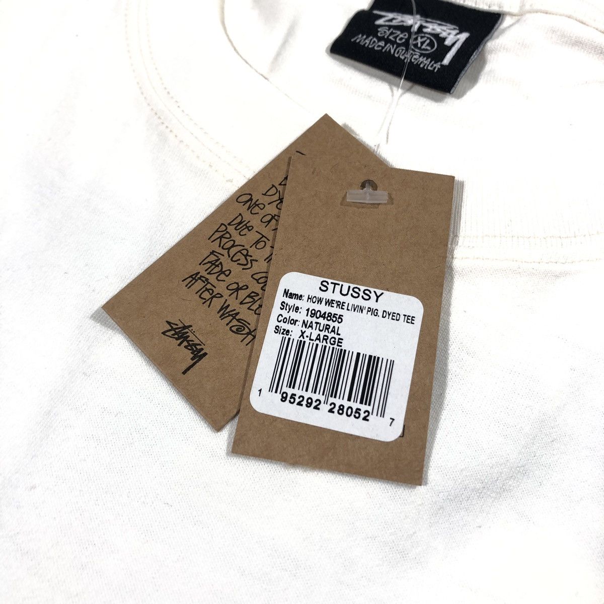 Stussy × Vintage Stussy How We're Livin Tee Size US XL / EU 56 / 4 - 7 Thumbnail