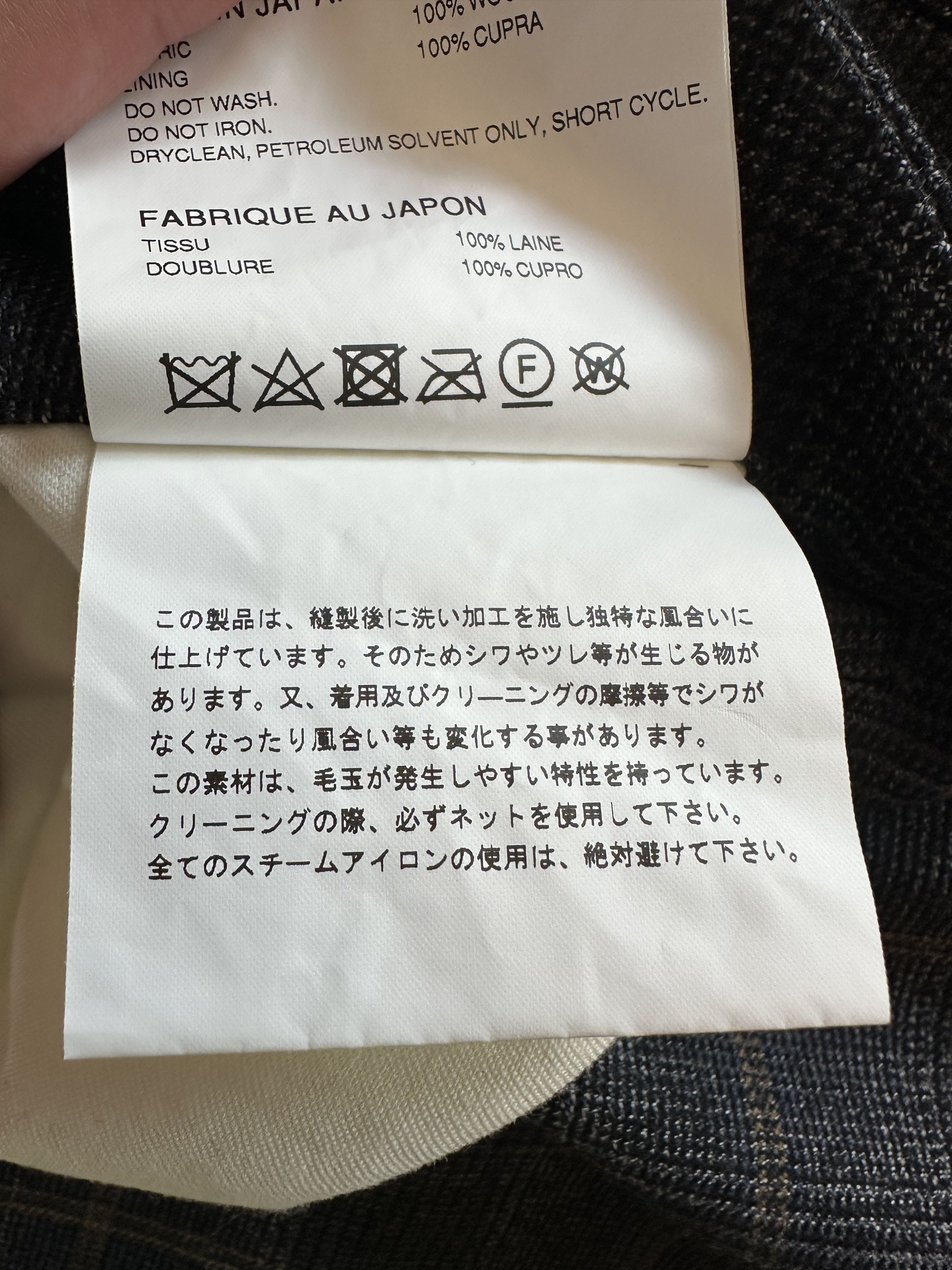 Comme des Garcons Homme Deux Comme des Garcons Homme Deux Glen Check Wool Pants Size US 33 - 9 Thumbnail