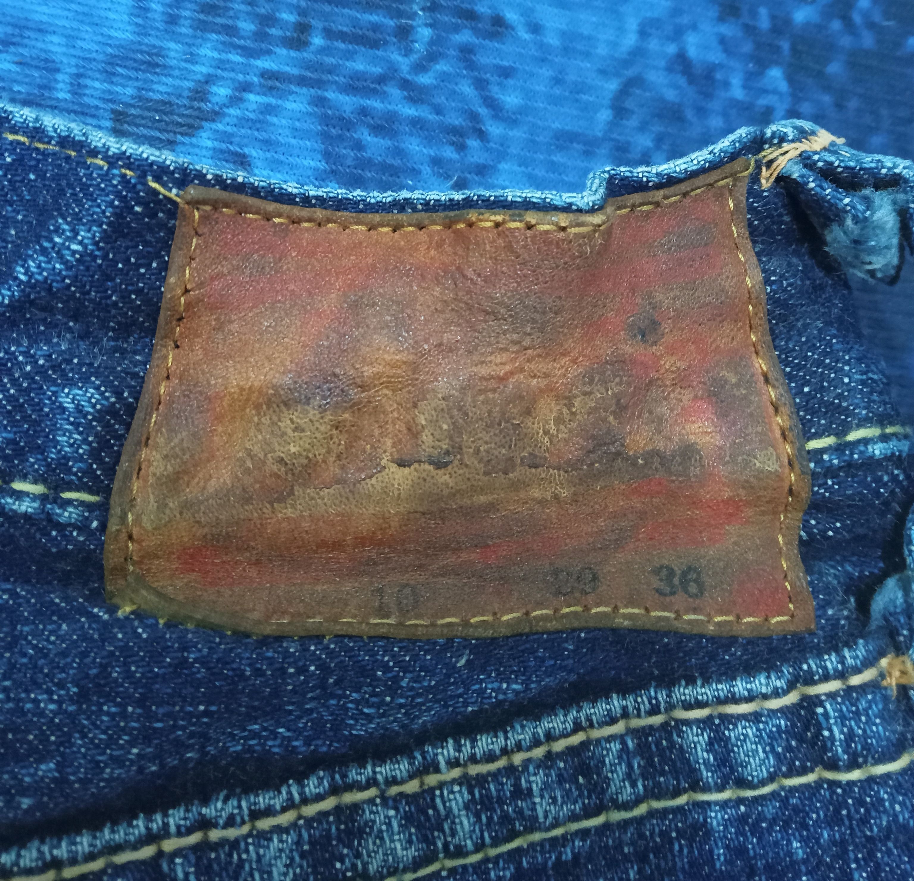 Samurai Jeans Samurai S0500XX Redline Selvedge Distressed Jeans Size US 29 - 3 Thumbnail